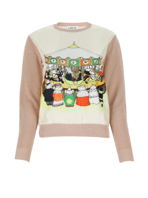 Lanvin Graphic Printed Sweatshirt