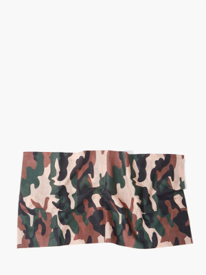 Camo Print Scarf