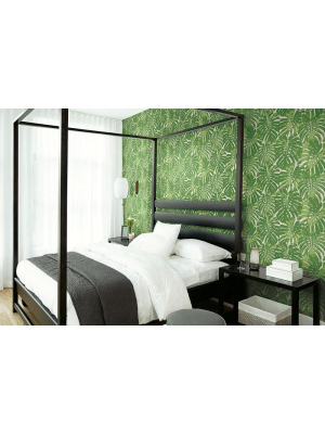 Jamaica Wallpaper In Green From The Tortuga Collection By Seabrook Wallcoverings