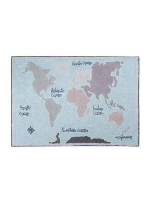 Lorena Canals Vintage Map Washable Rug