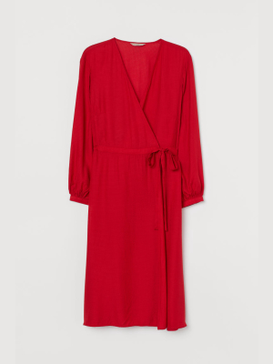 H&m+ V-neck Wrap Dress