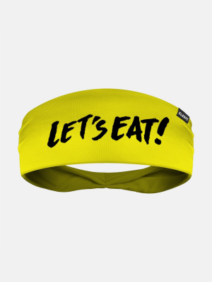 Let's Eat Yellow Headband