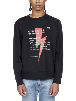 Neil Barrett Thunderbolt Printed Sweatshirt