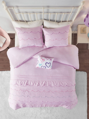 Sabrina Comforter Set Pink