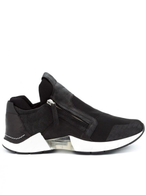 Zip-up Sneaker (ca312a/436 Black)