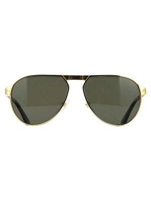 Cartier Aviator Frame Sunglasses