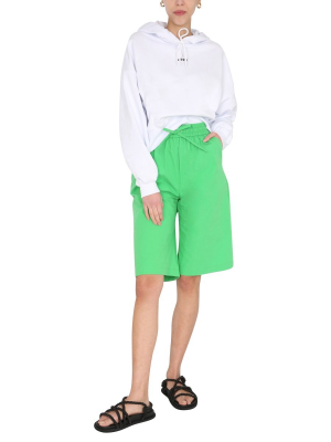 Msgm Wide-leg Shorts