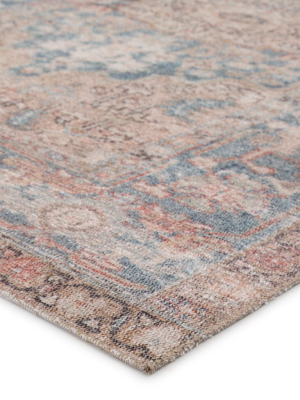 Geonna Medallion Blue & Beige Rug