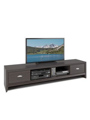 Lakewood Extra Wide Tv Bench Modern Wenge 80" - Corliving