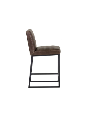 Spyros Counter Stool - Havana Dark Brown