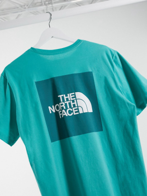 The North Face Box T-shirt In Blue