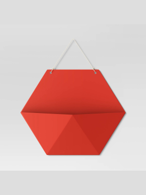 Hexagon Wall Pocket Shelf - Room Essentials™