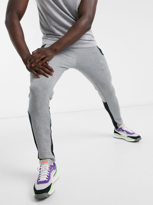 Puma Evostripe Pants In Gray