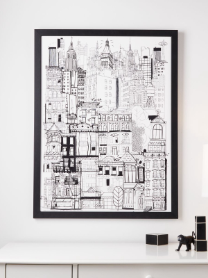 City Framed Wall Art