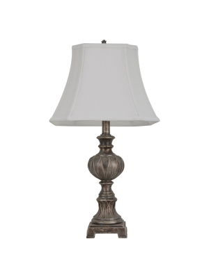 25" X 34" Antiqued Table Lamp Antique Brass - J.hunt