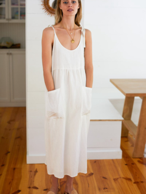 Livia Sundress - Salt Linen