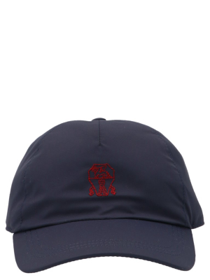 Brunello Cucinelli Logo Embroidered Cap