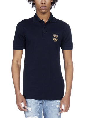 Dolce & Gabbana Embroiderd Logo Polo Shirt