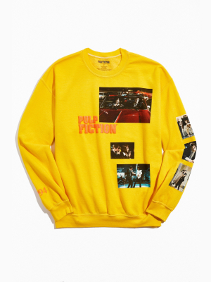 Pulp Fiction Pigment Dye Crew Neck Sweatshirt