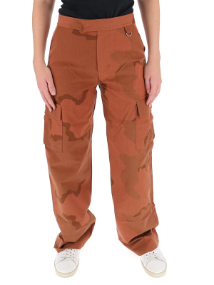 Marine Serre Camouflage Cargo Pants