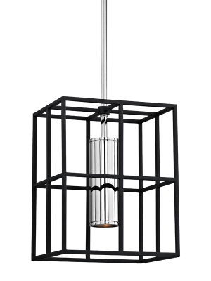 Hudson Valley Lighting Lagrange Pendant - Polished Nickel & Clear