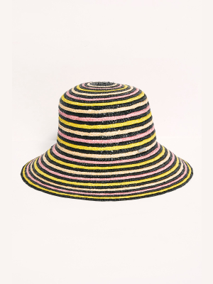 Fiesta Stripe Straw Hat