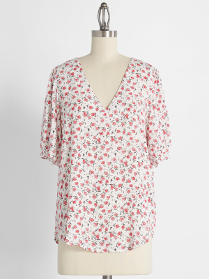 Penchant For Petals Floral Tunic