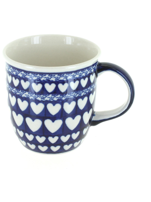 Blue Rose Polish Pottery Valentina Coffee Mug