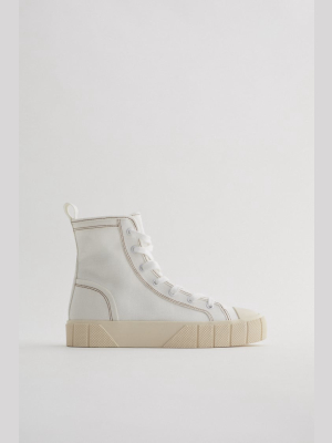 Canvas High Top Sneakers