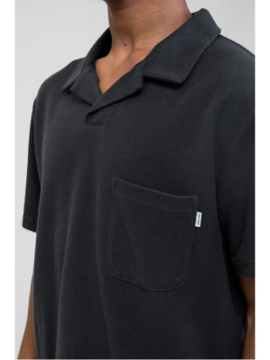 Vintage Terry Polo In Black