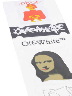 Off-white Monalisa Stickers Set