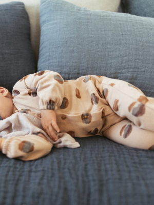 Splotchy Print Jumpsuit