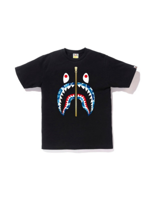 Bape Abc Gold Zip Shark Tee