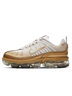 Nike Air Vapormax 360 Trainers In White And Gold