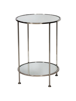 Chico Side Table Nickel Plated