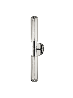 Red Hook 2 Light Wall Sconce Polished Nickel