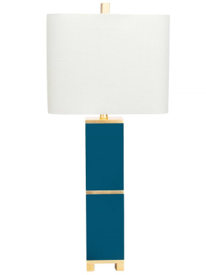 Peacock Teal Table Lamp By Couture Lamps