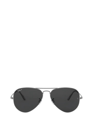 Ray-ban Rb3689 Aviator Polarised Sunglasses