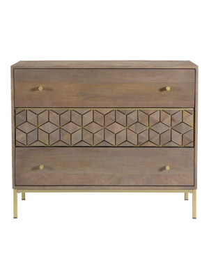 Corolla Three Drawer Chest