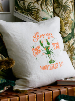 Seafood Bar Pillow