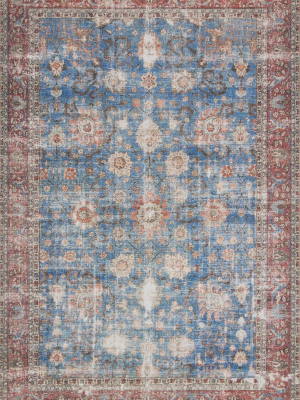 Loloi Rug Loren Lq-01 Blue/brick