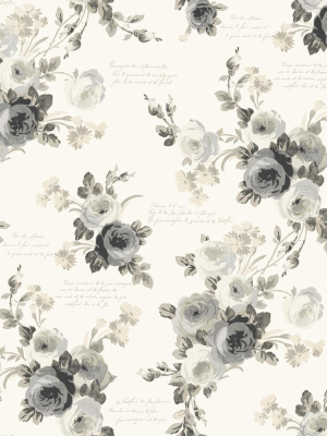 Heirloom Rose Wallpaper