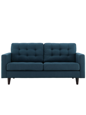 Empress Upholstered Loveseat Azure - Modway