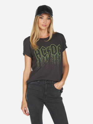 Wolf Ac/dc Neon Stud