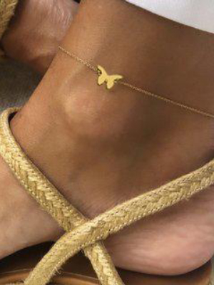 Mariah Butterfly Anklet