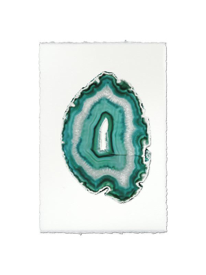 Agate Green Print