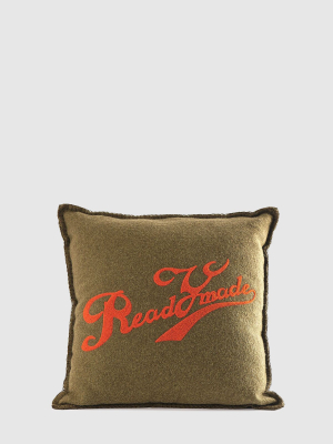 Readymade: Logo Pillow [green Khaki]