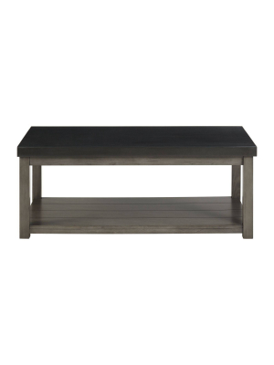 Graham Rectangle Coffee Table Brown - Picket House Furnishings