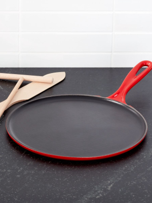 Le Creuset ® Cerise Red Crepe Pan With Rateau And Spatula