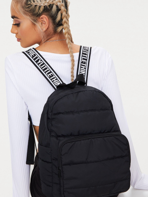 Prettylittlething Black Backpack